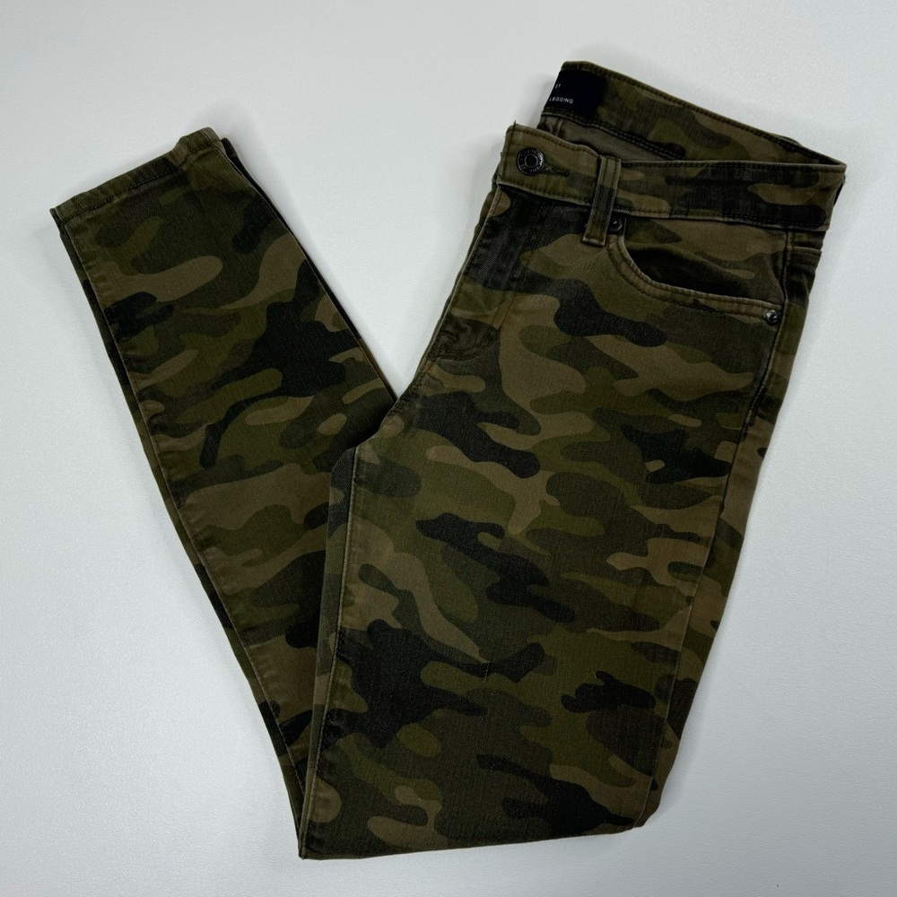 Gap Cammo Mid Rise Skinny Stretch Jegging Womens Size 27/4